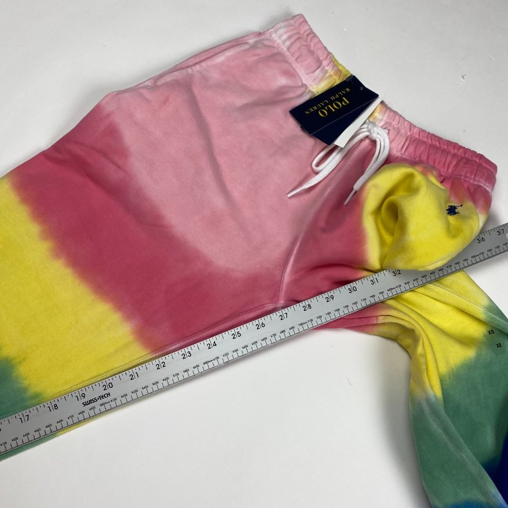 Polo Ralph Lauren Tie Dye Jogger Sweatpants Women's XS French Terry Gym Pants - Picture 10 of 12